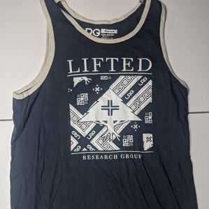 LRG Navy Tank Top Men's Sz Medium